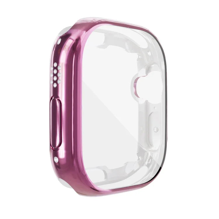 All-inclusive Plating TPU Shockproof Case, For Apple Watch 9 / 8 / 7 45mm, For Apple Watch 8 / 7 45mm, For Apple Watch 9 / 8 / 7 41mm