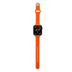 Thin Silicone Replacement Wrist Strap Watchband, For Apple Watch 5/4 40mm & 3/2/1 38mm, For Apple Watch 5/4 44mm & 3/2/1 42mm