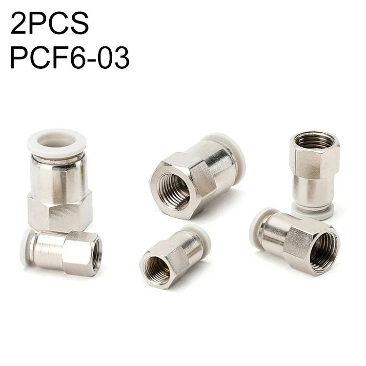 موصل سريع مستقيم بخيط أنثوي هوائي LAIZE PCF6-02 2 قطع، PCF4-01 (10 قطع)، PCF4-02 (10 قطع)، PCF6-01 (10 قطع)، PCF6-02 (2 قطع)، PCF6-03 (2 قطع)، PCF6-04 (1 قطعة)، PCF8-01 (2 قطع)، PCF8-02 (2 قطع)، PCF8-03 (1 قطعة)، PCF8-04 (1 قطعة)، PCF10-01 (1 قطعة)