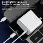 محول طاقة لأجهزة لابتوب Huawei، شاحن 65W، شاحن 65W مع كابل شحن سريع بطول 1.5 م، شاحن 65W مع كابل شحن سريع بطول 2 م