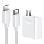 محول طاقة لأجهزة لابتوب Huawei، شاحن 65W، شاحن 65W مع كابل شحن سريع بطول 1.5 م، شاحن 65W مع كابل شحن سريع بطول 2 م