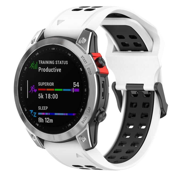 Quick Release Double Row Silicone Watch Band, For Garmin Descent G1 / Coros Vertix 22mm, For Garmin Enduro / Coros Vertix 2 26mm