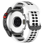 Quick Release Double Row Silicone Watch Band, For Garmin Descent G1 / Coros Vertix 22mm, For Garmin Enduro / Coros Vertix 2 26mm