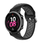 سوار ساعة رياضي بمشبك بلونين مقاس 20mm، لساعة هواوي GT2 مقاس 42MM، لساعة جالاكسي أكتيف2 / أكتيف