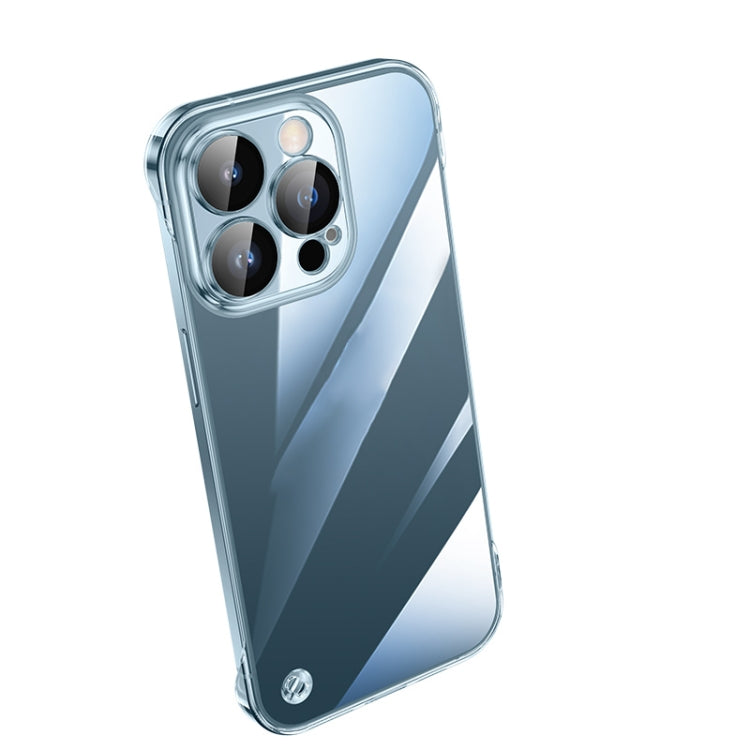 Electroplating Frameless Clear PC Phone Case, For iPhone 13 Pro Max, For iPhone 12, For iPhone 12 Pro, For iPhone 12 Pro Max
