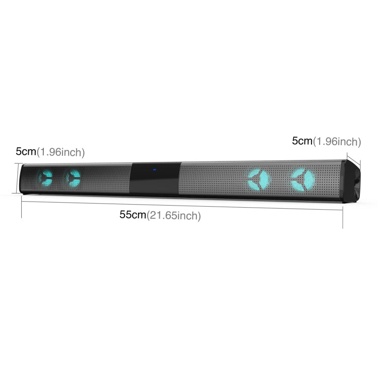 مكبر صوت بلوتوث مع إضاءة جوية ملونة RGB BS-28E، BS-28E