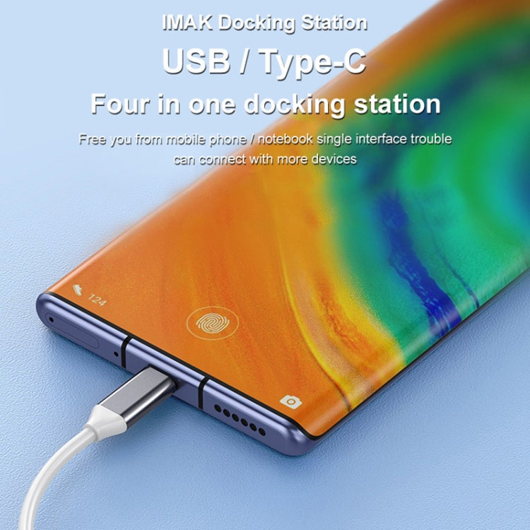 محطة إرساء متعددة الوظائف 4 في 1 من imak، USB، USB-C / Type-C