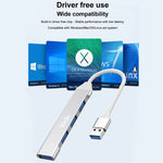 محطة إرساء متعددة الوظائف 4 في 1 من imak، USB، USB-C / Type-C