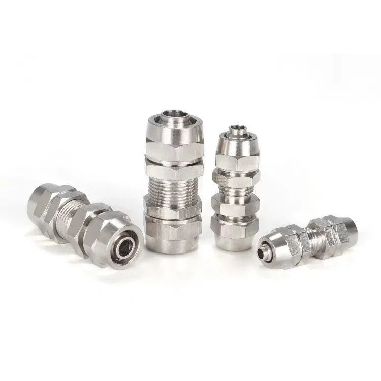 موصل سريع مستقيم من النحاس المطلي بالنيكل من LAIZE PM-4 (قطعتان)، PM-6 (قطعتان)، PM-8 (قطعتان)، PM-10 (قطعتان)، PM-12، PM-14، PM-16