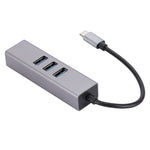 محول HUB SL-030 من USB-C / Type-C إلى إيثرنت جيجابت RJ45 و3 منافذ USB 3.0، USB-C / Type-C إلى RJ45 و3 منافذ USB
