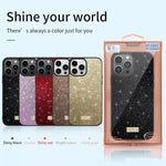 SULADA PC+TPU Leather Glitter Phone Case, For iPhone 14, For iPhone 14 Plus, For iPhone 14 Pro, For iPhone 14 Pro Max