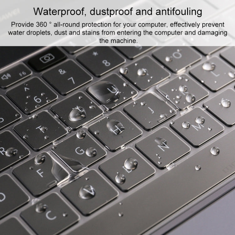 فيلم حماية شفاف مضاد للغبار للوحة مفاتيح لابتوب من TPU، لهواوي MateBook X Pro، لهواوي MateBook D 15.6 بوصة