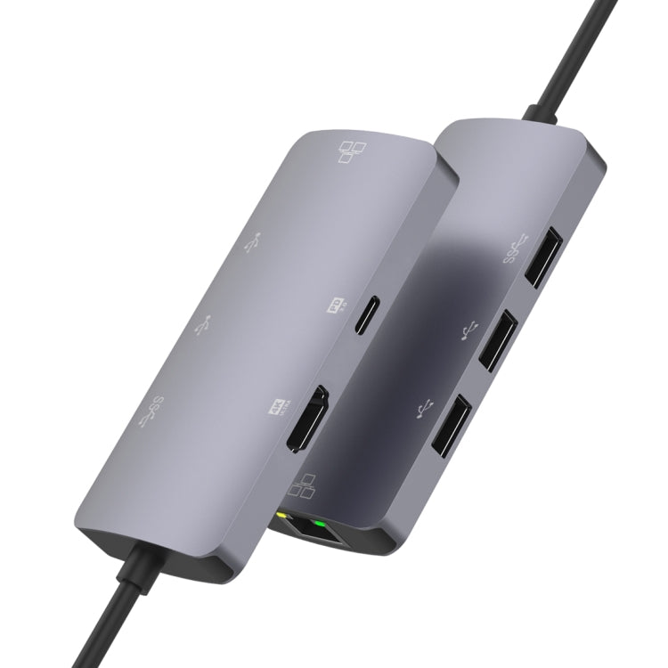 محطة إرساء محمولة متعددة الوظائف Onten OTN-UC910 من USB-C / Type-C، OTN-UC910