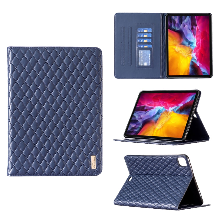 Elegant Rhombic Texture Horizontal Flip Leather Tablet Case, For iPad Pro 11 2022 / 2021 / 2020, For iPad mini 6 / mini 2024, For iPad mini 5 / 4 / 3 / 2 / 1, For iPad Pro 10.5 2019 / 10.2, For iPad 8 / 7 / 6 / 5 9.7 inch