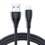 JOYROOM كابل شحن سريع وبيانات USB إلى 8 دبابيس من سلسلة Surpass بقوة 2.4 أمبير، 0.25 متر، 1.2 متر