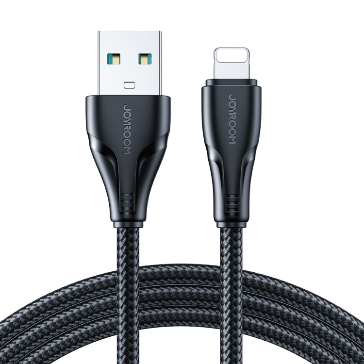 JOYROOM كابل شحن سريع وبيانات USB إلى 8 دبابيس من سلسلة Surpass بقوة 2.4 أمبير، 0.25 متر، 1.2 متر