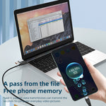 كابل شحن سريع وبيانات ADC-008 100 واط USB/Type-C إلى Type-C + 8 دبابيس + Micro USB، من اثنين إلى ثلاثة، متوافق بالكامل، 1.2 متر، 2 متر