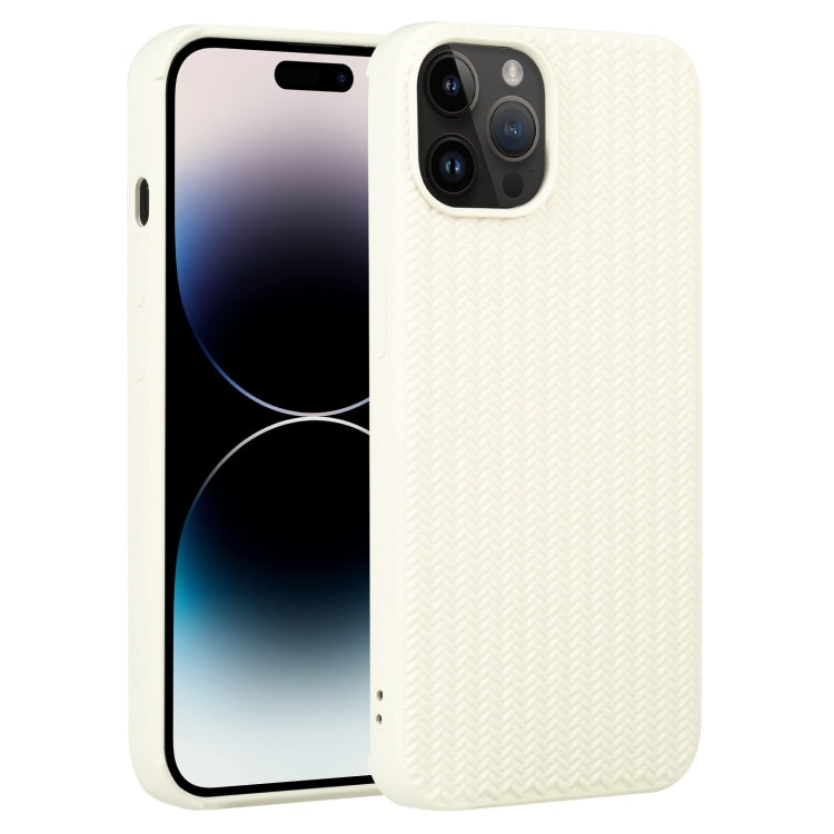 Weave Texture Silicone Phone Case, For iPhone 14, For iPhone 14 Plus, For iPhone 14 Pro, For iPhone 14 Pro Max, For iPhone 13