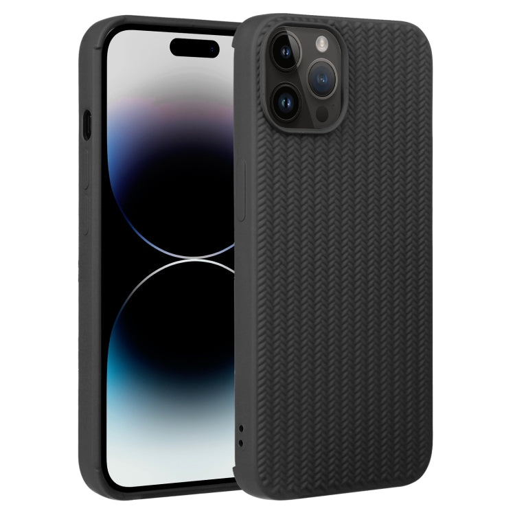 Weave Texture Silicone Phone Case, For iPhone 14, For iPhone 14 Plus, For iPhone 14 Pro, For iPhone 14 Pro Max, For iPhone 13