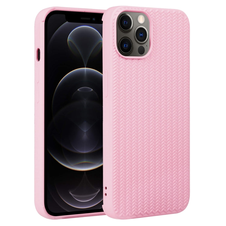 Weave Texture Silicone Phone Case, For iPhone 13 Pro, For iPhone 13 Pro Max, For iPhone 12, For iPhone 12 Pro, For iPhone 12 Pro Max