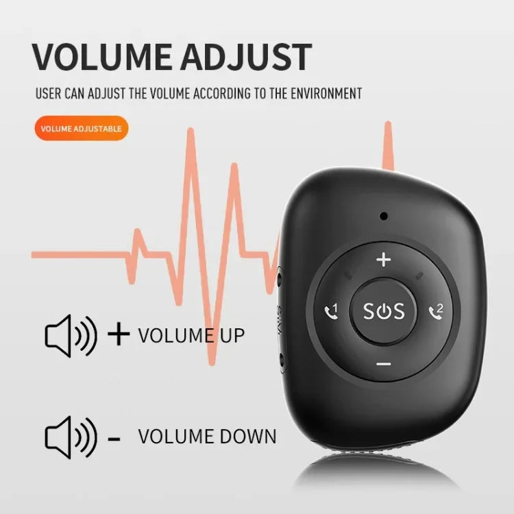 زر الطوارئ SOS لكبار السن RF-V50 مقاوم للماء IP67 4G LTE 3G 2G GSM جهاز تعقب GPS، RF-V50 (أسود)، RF-V50 (أحمر)