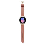 سوار ساعة من الجلد الطبيعي المحفور، لساعات Samsung Galaxy Watch5 مقاس 40 مم / 44 مم