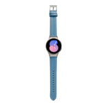 سوار ساعة من الجلد الطبيعي المحفور، لساعات Samsung Galaxy Watch5 مقاس 40 مم / 44 مم