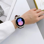 سوار ساعة من الجلد الطبيعي المحفور، لساعات Samsung Galaxy Watch5 مقاس 40 مم / 44 مم