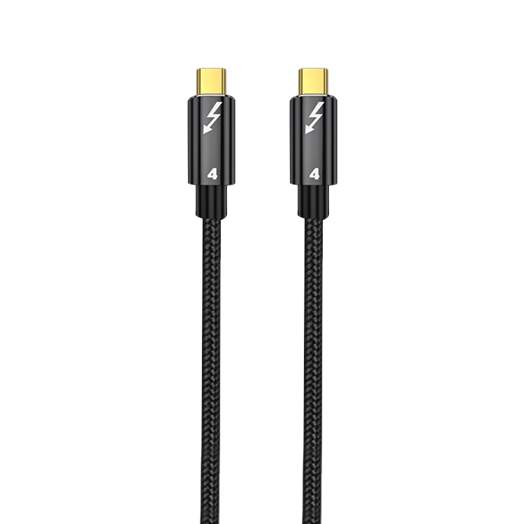 كابل بيانات كامل الوظائف Thunderbolt 4 من Type-C إلى Type-C بقوة 100 واط، 0.3م، 0.5م، 0.8م، 1م
