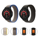 لساعات Samsung Galaxy Watch 5 Pro / Watch4 Classic، سوار ساعة من النايلون بحلقة