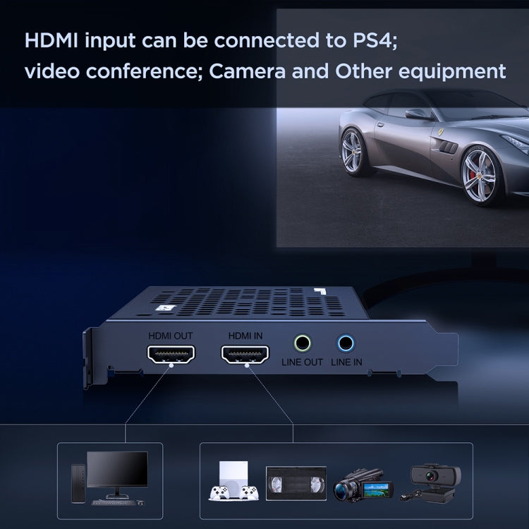 بطاقة التقاط مؤتمر ألعاب فيديو بدقة 4K HD EZCAP 324B، 324B
