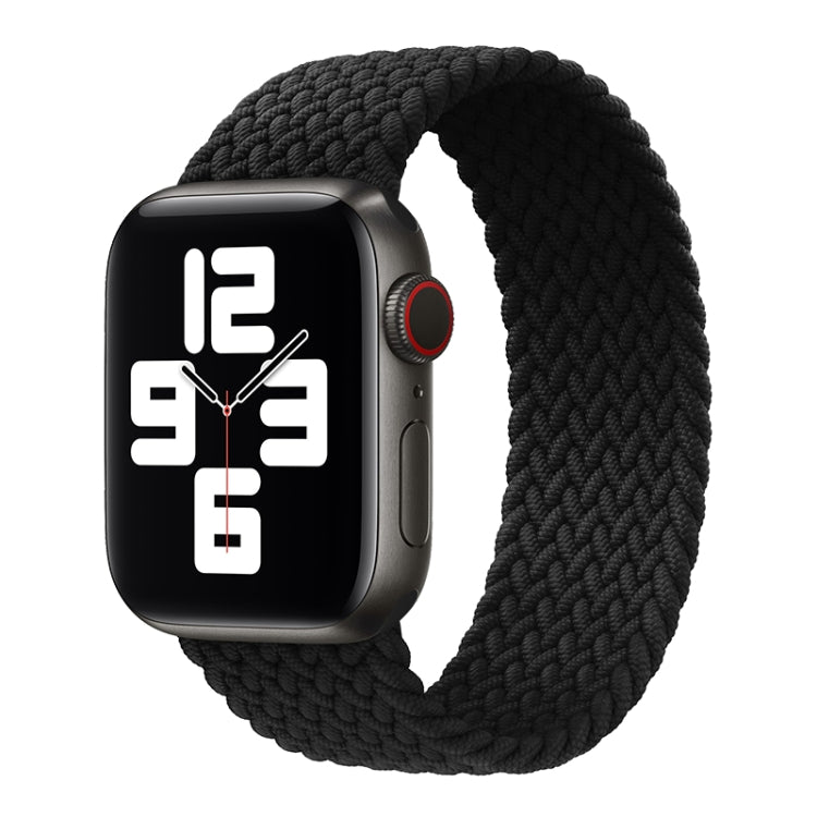سوار ساعة مضفر من النايلون ذو لفّة واحدة لساعات Apple Watch السلسلة 8 و 7 41 مم / SE 2 و 6 و SE و 5 و 4 40 مم / 3 و 2 و 1 38 مم، لساعات Apple Watch السلسلة 8 و 7 41 مم، 135 مم، لساعات Apple Watch السلسلة 8 و 7 41 مم، 135 مم