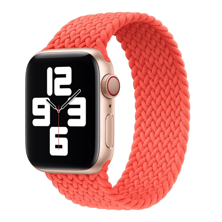 سوار ساعة مضفر من النايلون ذو لفّة واحدة لساعات Apple Watch السلسلة 8 و 7 41 مم / SE 2 و 6 و SE و 5 و 4 40 مم / 3 و 2 و 1 38 مم، لساعات Apple Watch السلسلة 8 و 7 41 مم، 135 مم، لساعات Apple Watch السلسلة 8 و 7 41 مم، 135 مم