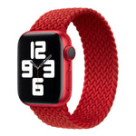 Nylon Single-turn Braided Watch Band For Apple Watch Series 8&7 41mm / SE 2&6&SE&5&4 40mm / 3&2&1 38mm, For Apple Watch Series 8&7 41mm,145mm, For Apple Watch Series 8&7 41mm, 145mm