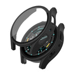 غطاء حماية ساعة مدمج من PC غير لامع + فيلم مقسى، لساعات Samsung Galaxy Watch 5 مقاس 40 مم