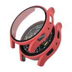 غطاء حماية ساعة مدمج من PC غير لامع + فيلم مقسى، لساعات Samsung Galaxy Watch 5 مقاس 40 مم