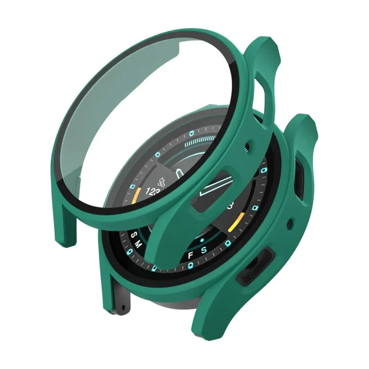Frosted PC + Tempered Film Integrated Watch Protective Case, For Samsung Galaxy Watch 5 40mm