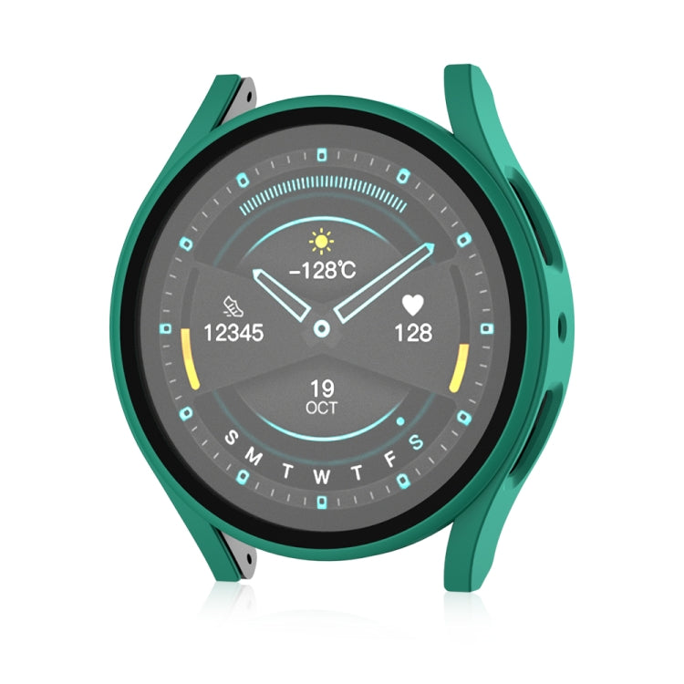 غطاء حماية ساعة مدمج من PC غير لامع + فيلم مقسى، لساعات Samsung Galaxy Watch 5 مقاس 40 مم