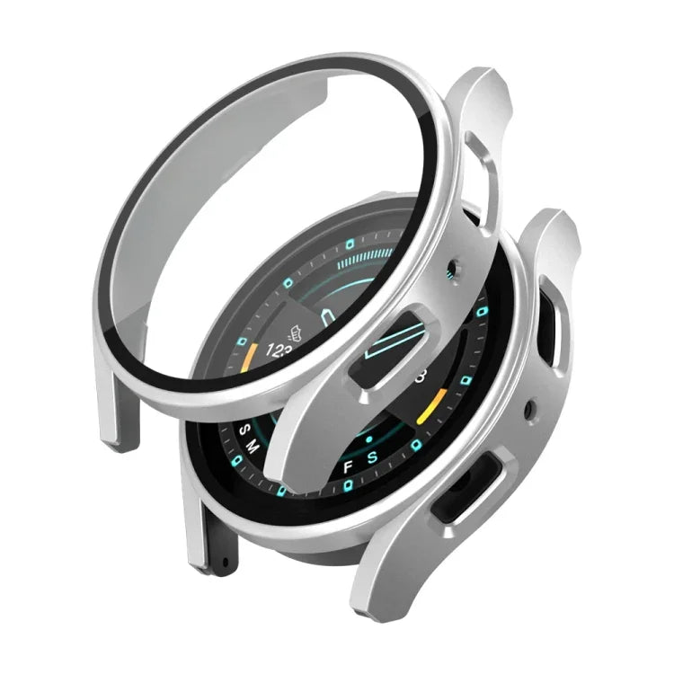 Frosted PC + Tempered Film Integrated Watch Protective Case, For Samsung Galaxy Watch 5 40mm