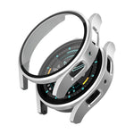 غطاء حماية ساعة مدمج من PC غير لامع + فيلم مقسى، لساعات Samsung Galaxy Watch 5 مقاس 40 مم