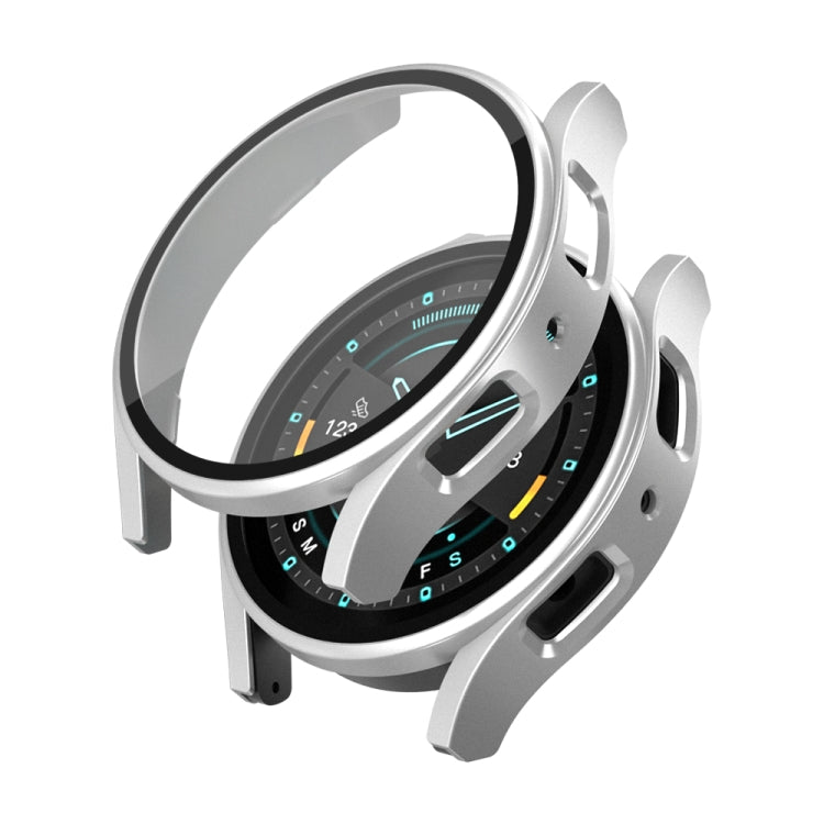 غطاء حماية ساعة مدمج من PC غير لامع + فيلم مقسى، لساعات Samsung Galaxy Watch 5 مقاس 40 مم