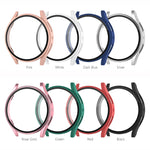 غطاء حماية ساعة مدمج من PC غير لامع + فيلم مقسى، لساعات Samsung Galaxy Watch 5 مقاس 40 مم