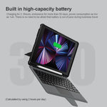 غطاء لوحة مفاتيح Nillkin Bumper Combo، لجهاز iPad 10.2 2019/2020/2021