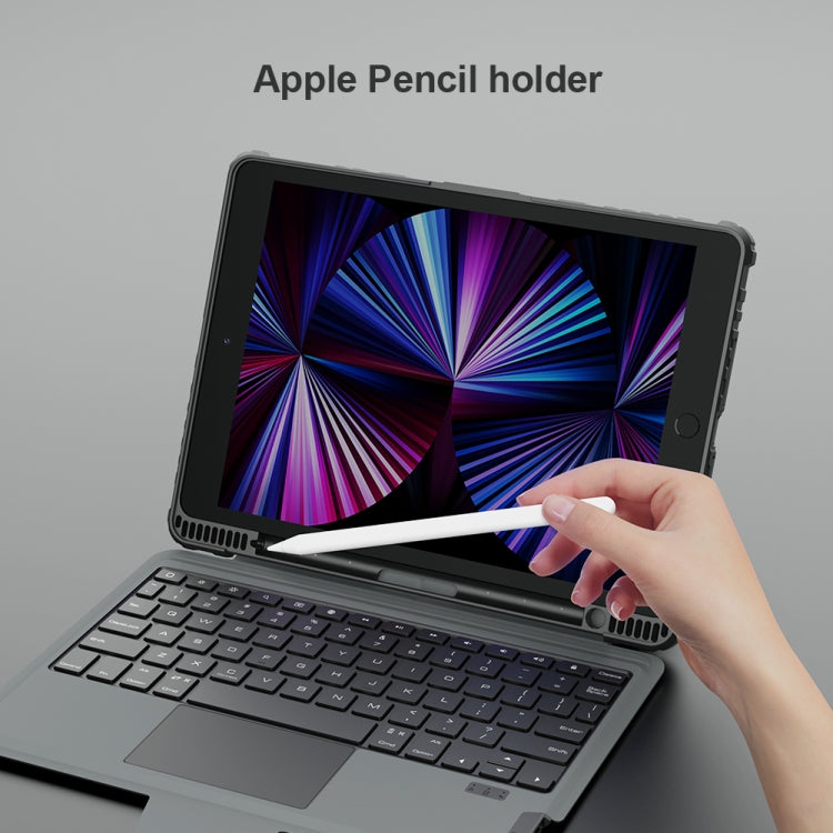 غطاء لوحة مفاتيح Nillkin Bumper Combo، لجهاز iPad 10.2 2019/2020/2021
