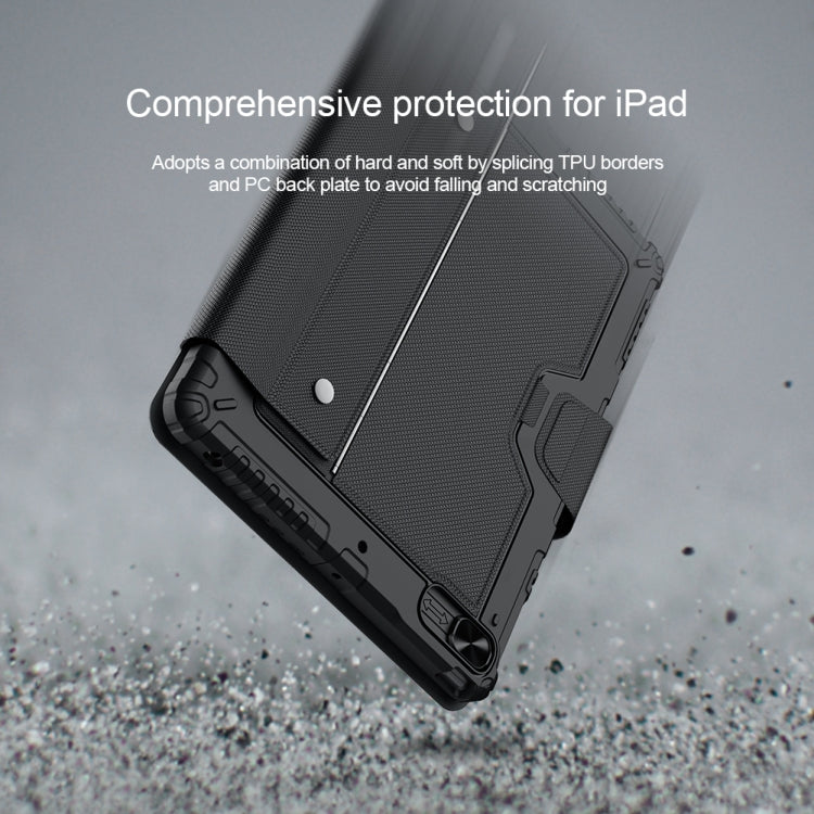 غطاء لوحة مفاتيح Nillkin Bumper Combo، لجهاز iPad 10.2 2019/2020/2021
