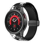 سوار ساعة سيليكوني مطبوع مغناطيسي، لساعات Samsung Galaxy Watch5