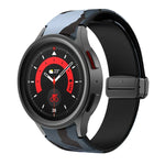 سوار ساعة سيليكوني مطبوع مغناطيسي، لساعات Samsung Galaxy Watch5