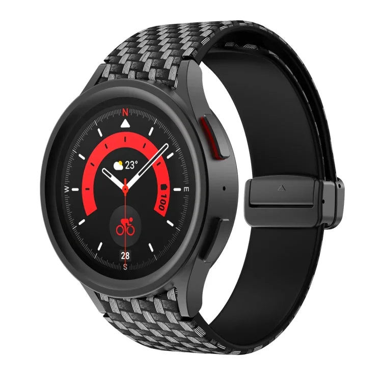 سوار ساعة سيليكوني مطبوع مغناطيسي، لساعات Samsung Galaxy Watch5