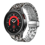 سوار ساعة سيليكوني مطبوع مغناطيسي، لساعات Samsung Galaxy Watch5