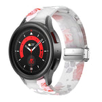 سوار ساعة سيليكوني مطبوع مغناطيسي، لساعات Samsung Galaxy Watch5